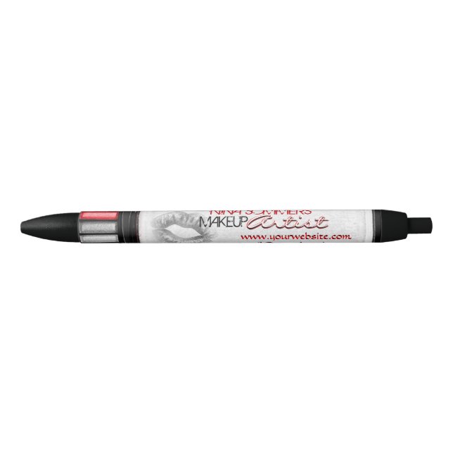 Makeup Artist Custom Black Ink Pen (Front)