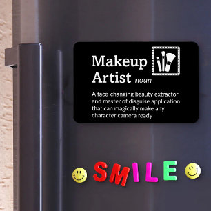 Makeup Artist Definition - Film Crew 4" x 6" Flex Magnet
