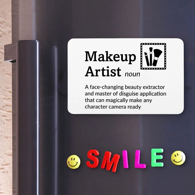 Makeup Artist Definition - Set Life 4" x 6" Flex Magnet (Creator Uploaded)