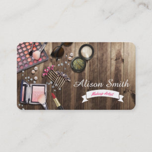 Makeup Artist Desk/Makeup Vanity Desk Business Card