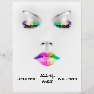Makeup Artist Discount Offer Flyer