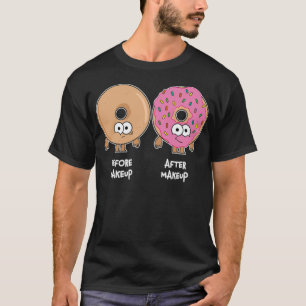 Makeup Artist Doughnut Cosmetologist Aesthetician T-Shirt