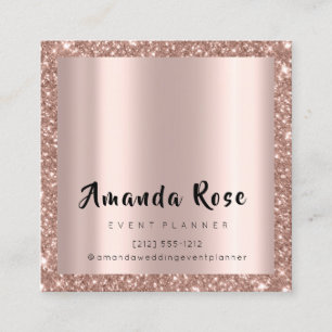 Makeup Artist Event Planner Rose Eyelashes Appointment Card