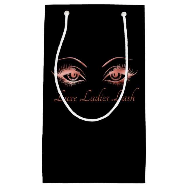 Makeup Artist Eyelash Brows Lashes Beauty Business Small Gift Bag (Front)