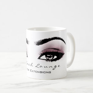 Makeup Artist Eyelash Extension Aubergine Eye Coffee Mug