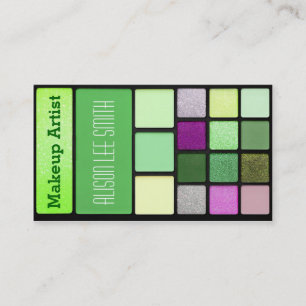 Makeup Artist / Glitter palette Business Card