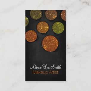 Makeup Artist/Glitter palette Business Card