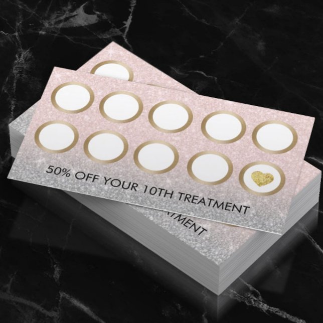 Makeup Artist Hair Salon Blush Pink Loyalty (Creator Uploaded)