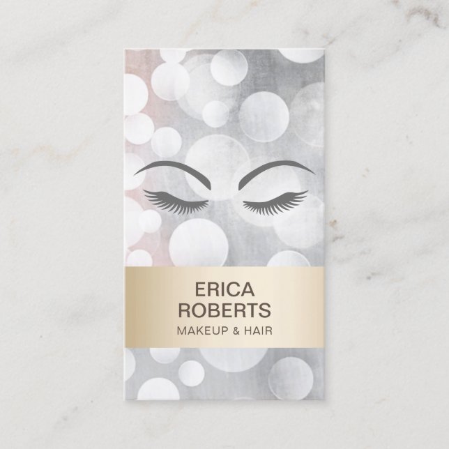 Makeup Artist Hair Salon Gold & Silver Appointment (Front)