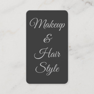 Makeup Artist Hair Stylist Classical Minimalist Business Card