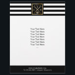 Makeup Artist Hair Stylist Modern Stripes Salon Flyer<br><div class="desc">Makeup Artist Hair Stylist Modern Stripes Salon Brochures.</div>