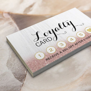 Makeup Artist Hair Stylist Salon Rose Gold Loyalty