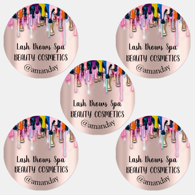 Makeup Artist Lash Brows Custom Logo Nails (Group)