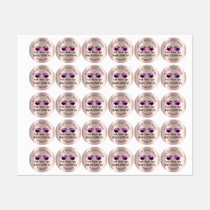 Makeup Artist Lash Brows Pink Eyes Rose