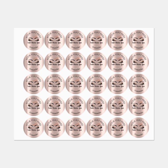 Makeup Artist Lash Brows Princess Eyes (Sheet)