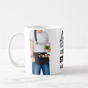 Makeup Artist Lashes Long Personalised Quote Coffee Mug