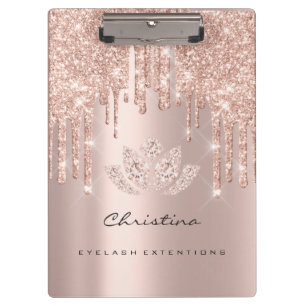 Makeup Artist Lashes Spark Event Planner Lotus VIP Clipboard
