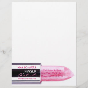 Makeup Artist Letterhead