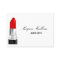 Makeup Artist Lipstick Business card