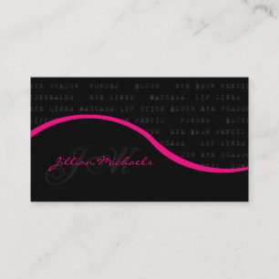 Makeup Artist Make Up Woman Business Card