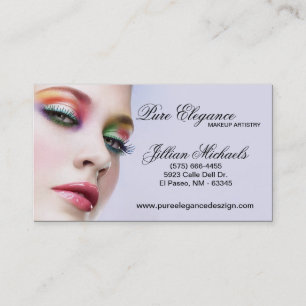Makeup Artist Make Up Woman Business Card