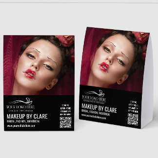 Makeup Artist Marketing With Photo & Logo