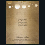 Makeup Artist Modern Gold Confetti Dots Grunge Flyer<br><div class="desc">Makeup Artist Modern Gold Confetti Dots Grunge Brochures.</div>