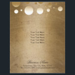 Makeup Artist Modern Gold Confetti Dots Grunge Flyer<br><div class="desc">Makeup Artist Modern Gold Confetti Dots Grunge Brochures.</div>