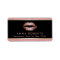 Makeup Artist Modern Rose Gold Glitter Lips Salon