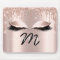 Makeup Artist  Name Monogram Rose Lashes Extension