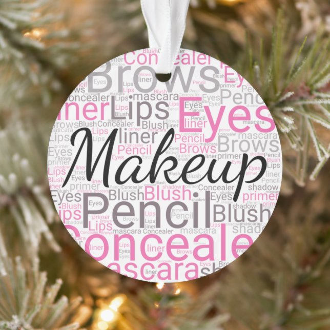 Makeup Artist Ornament (Tree)