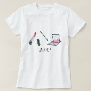 Makeup Artist Personalised Custom Art T-Shirt