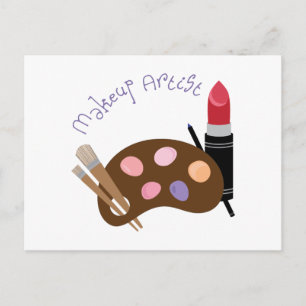 Makeup Artist Postcard