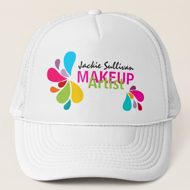 Makeup Artist Promotional Trucker Hat (Front)