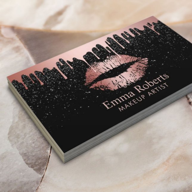 Makeup Artist Rose Gold Drips Lips Appointment (Creator Uploaded)