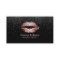 Makeup Artist Rose Gold Lips Trendy Black Glitter