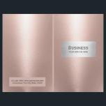 Makeup Artist Salon Spa Rose Gold Bi-Fold Flyer<br><div class="desc">Makeup Artist Salon Spa Rose Gold Bi-Fold Brochures.</div>