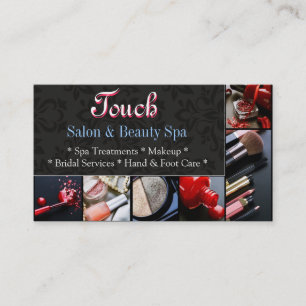 Makeup Artist Spa Salon Beauty Business Card