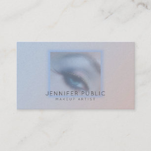 Makeup Artist Stylish Modern Beauty Salon Luxury Business Card