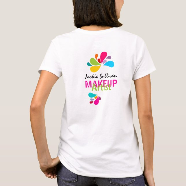 Makeup Artist T-Shirt (Back)