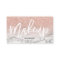 Makeup artist typography rose gold glitter marble