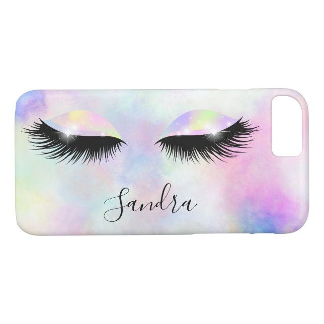 makeup artist unicorn lashes eyes Case-Mate iPhone case (Back (Horizontal))