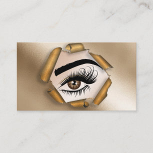 Makeup artist Wink Eye Beauty Salon Lash Extension Business Card