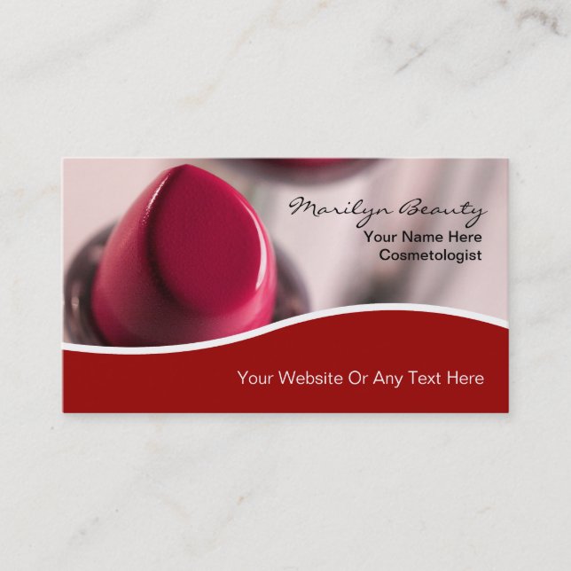 Makeup Artsist Business Cards (Front)