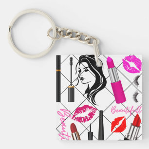 makeup beautifull key ring