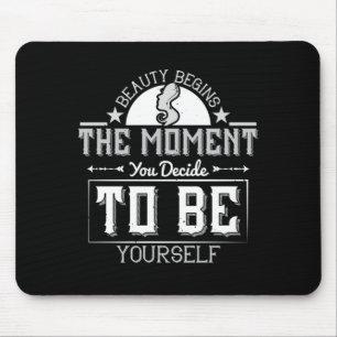 Makeup - Beauty Begins In This Moment Mouse Mat