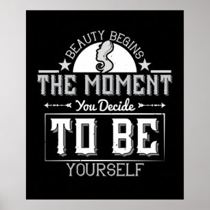 Makeup - Beauty Begins In This Moment Poster