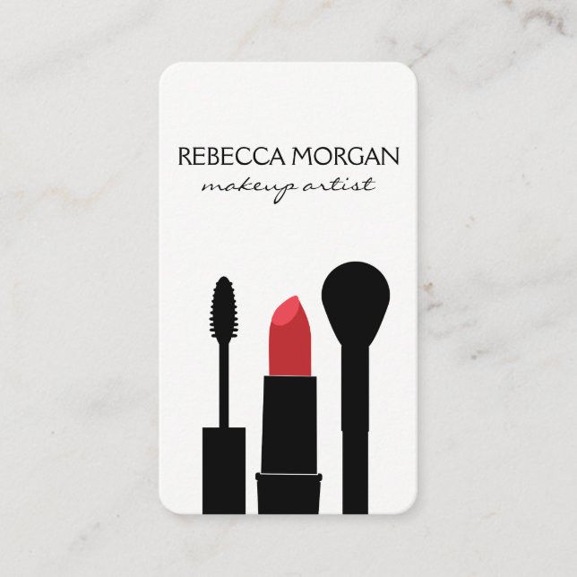 Makeup Beauty Business Card (Front)