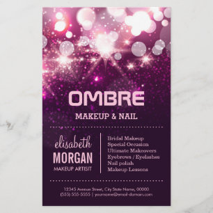 Makeup Beauty - Pink Glitter Sparkles Flyer