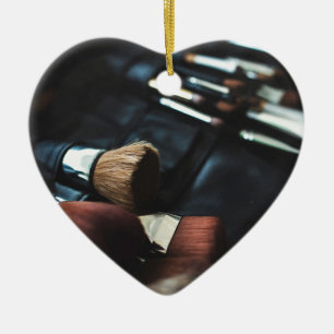 Makeup Brushes - Beauty Print Ceramic Tree Decoration